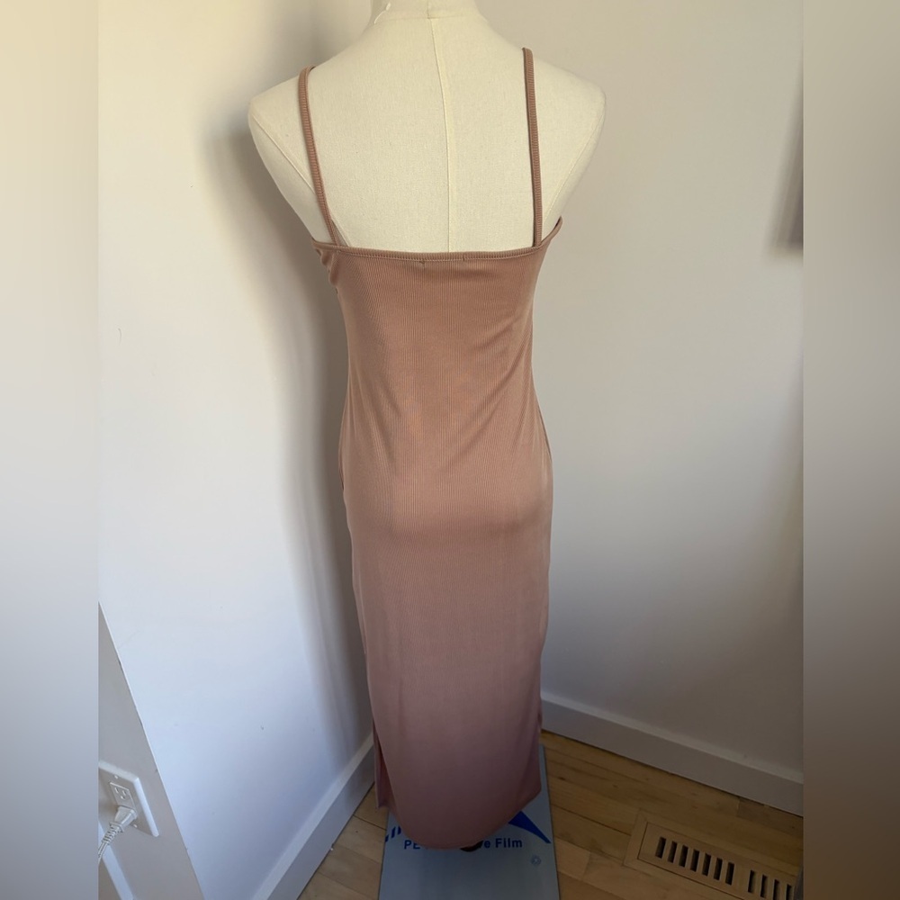 Nasty Gal Tan Maxi Dress - Picture 3 of 6